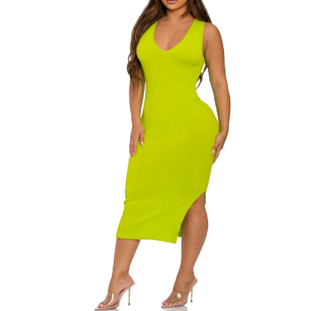 Lime Shapewear Dress