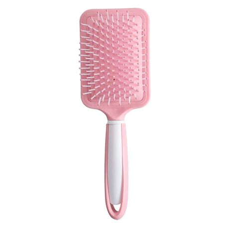 Pink Scalp Massaging Paddle Brush