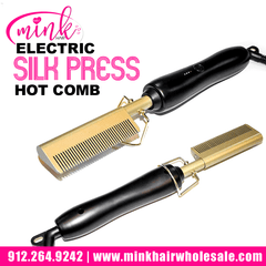 Electric Silk Press Hot Comb - Miracle Mink Hair Wholesale Inc